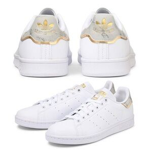 Adidas Stan Smith Women's Marble and Gold Sneakers